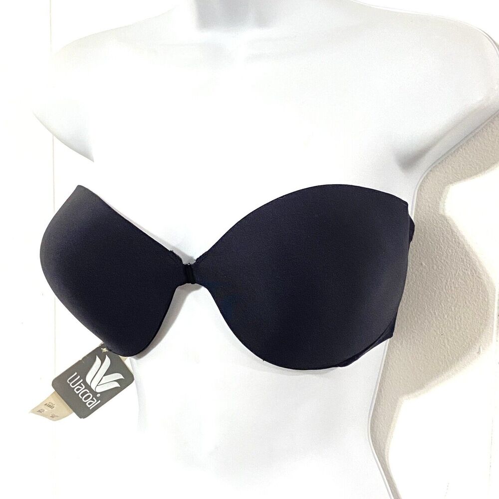 NEW Wacoal 36C Black 65803 Convertible Bra PERFECT CONTOUR Underwire Padded NWT